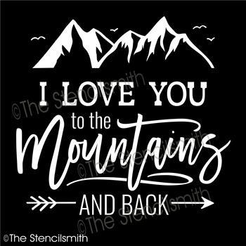 4241 - I love you to the mountains - The Stencilsmith