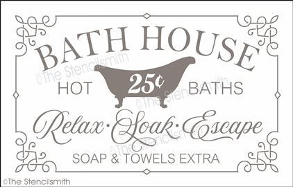 4281 - BATH HOUSE - The Stencilsmith