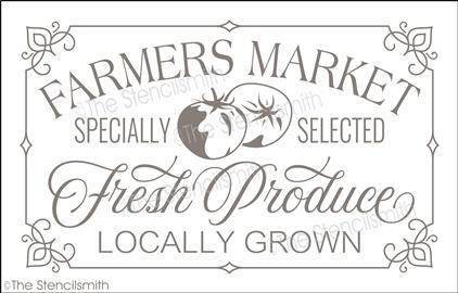 4299 - FARMERS MARKET - The Stencilsmith