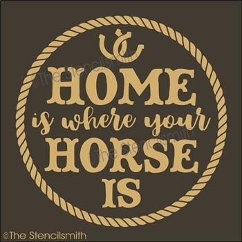 4305 - Home is where your horse is - The Stencilsmith