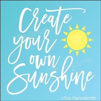 4307 - create your own sunshine - The Stencilsmith