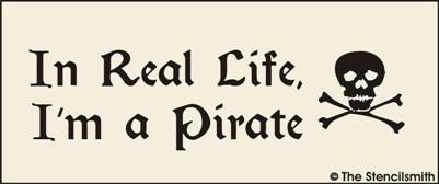 In Real Life I'm a Pirate - The Stencilsmith