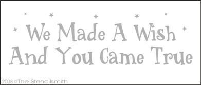 433 - We Made a Wish and You Came True - The Stencilsmith
