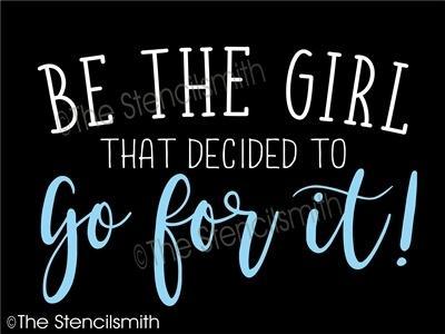 4346 - Be the girl that decided - The Stencilsmith