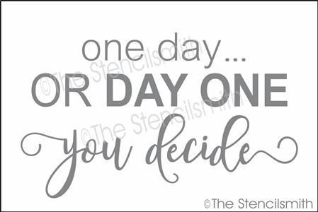 4347 - one day or DAY ONE - The Stencilsmith