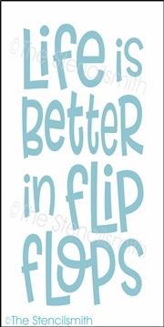 4373 - life is better in flip flops - The Stencilsmith