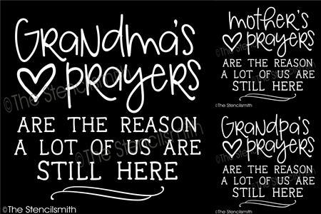 4381 - Grandma's prayers are the reason - The Stencilsmith