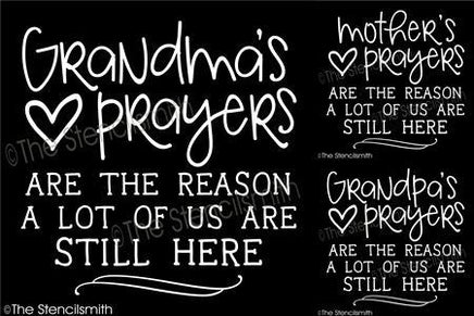 4381 - Grandma's prayers are the reason - The Stencilsmith