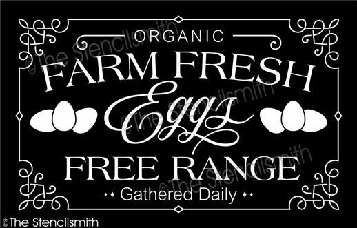 4398 - Farm Fresh Eggs - The Stencilsmith
