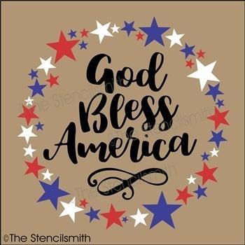 4422 - God Bless America - The Stencilsmith