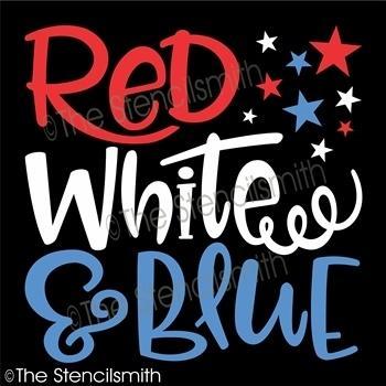 4427 - Red White & Blue - The Stencilsmith