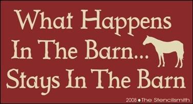 445 - What Happens in the Barn Stays - The Stencilsmith