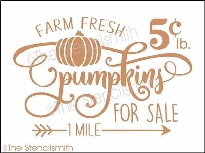 4480 - farm fresh pumpkins - The Stencilsmith