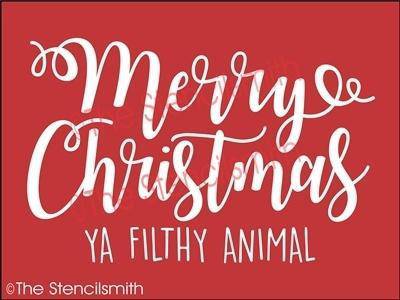4505 - Merry Christmas ya filthy animal - The Stencilsmith