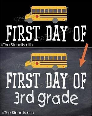 4552 - First Day Of School - The Stencilsmith