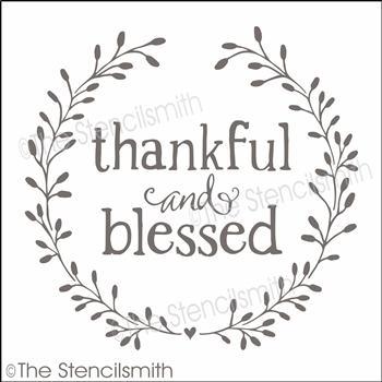 4577 - Thankful and Blessed - The Stencilsmith