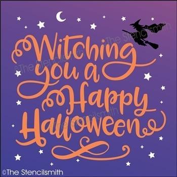 4581 - witching you a happy halloween - The Stencilsmith
