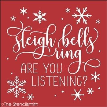 4614 - sleigh bells ring - The Stencilsmith