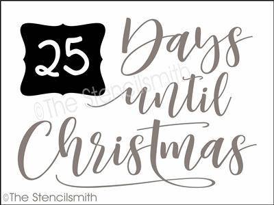4627 - days until christmas - The Stencilsmith