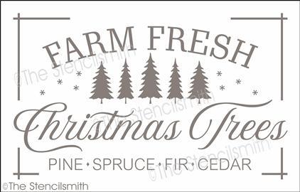 4638 - Farm Fresh Christmas Trees - The Stencilsmith