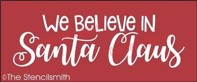4651 - we believe in Santa Claus - The Stencilsmith