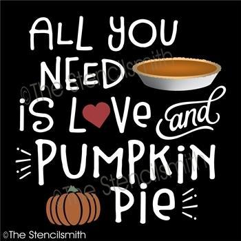 4662 - all you need is love and pumpkin pie - The Stencilsmith