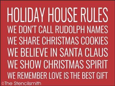 4669 - Holiday House Rules - The Stencilsmith