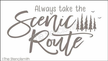 4693 - Always take the scenic route - The Stencilsmith