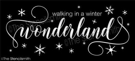 4716 - walking in a winter wonderland - The Stencilsmith