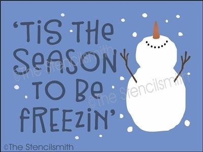 4717 - 'Tis the Season to be Freezin' - The Stencilsmith