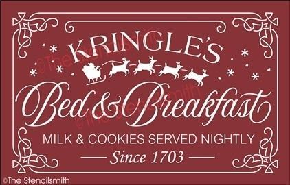 4731 - Kringle's Bed & Breakfast - The Stencilsmith