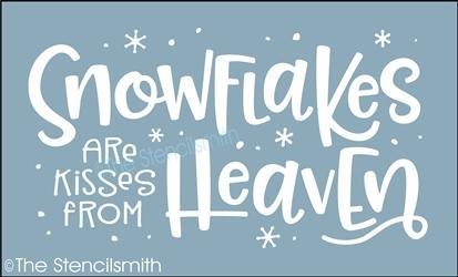 4736 - snowflakes are kisses - The Stencilsmith