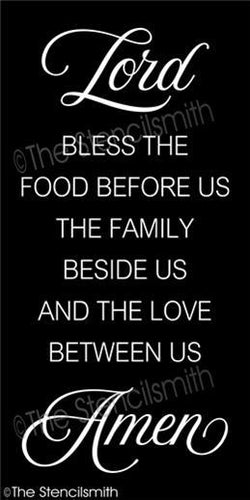 4750 - Lord bless the food - The Stencilsmith