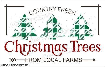 4763 - Country Fresh Christmas Trees - The Stencilsmith