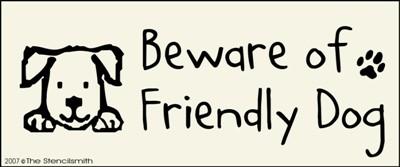 Beware of Friendly Dog - The Stencilsmith