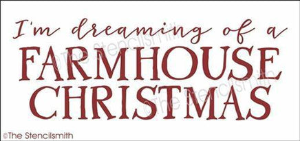 4793 - I'm dreaming of a farmhouse Christmas - The Stencilsmith