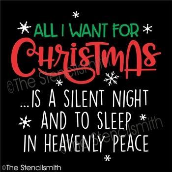 4796 - All I want for Christmas is a silent - The Stencilsmith
