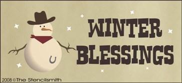 480 - Winter Blessings - The Stencilsmith