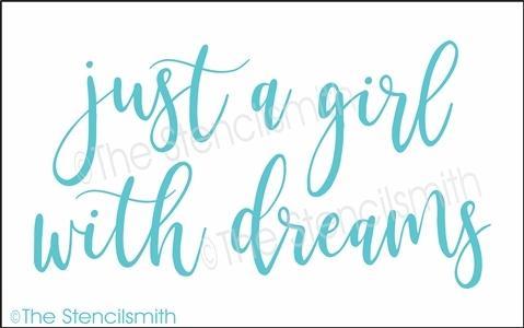 4811 - just a girl with dreams - The Stencilsmith