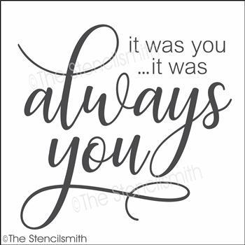 4815 - it was you it was always you - The Stencilsmith