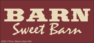 482 - Barn Sweet Barn - The Stencilsmith
