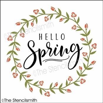 4869 - Hello Spring - The Stencilsmith