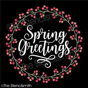 4870 - Spring Greetings - The Stencilsmith