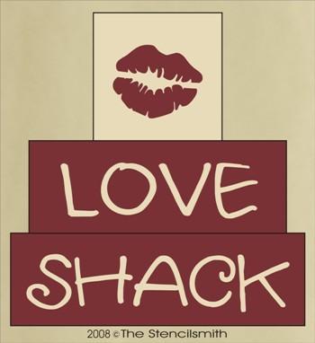 487 - Love Shack - Block - The Stencilsmith