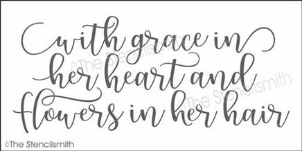 4889 - with grace in her heart - The Stencilsmith