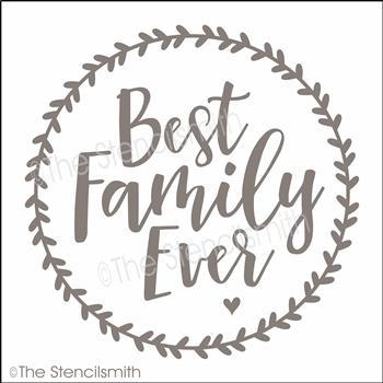 4895 - Best Family Ever - The Stencilsmith