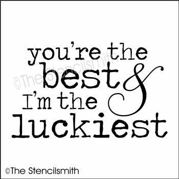 4899 - you're the best - The Stencilsmith