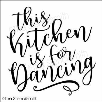 4938 - This kitchen is for dancing - The Stencilsmith
