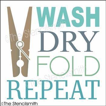 4940 - Wash Dry Fold Repeat - The Stencilsmith