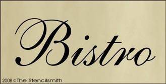 495 - Bistro - The Stencilsmith